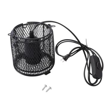 Imagem de Generic Titular de lâmpada de réptil retrátil emissor de calor E27 Acessórios de répteis para pássaros Tartaruga de animais de estimação (sem lâmpada)