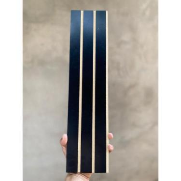 Imagem de RIPADO REVESTIMENTO - Kit 5 Módulos MDF painel 11cmx45cm Placa Adesiva