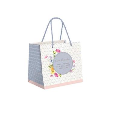 Imagem de Sacola Premium Para Caixa Meio Ovo - Florens - 22x20x14cm - 1 unidade 