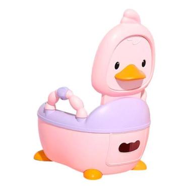 Imagem de Troninho Infantil Para Desfralde Modelo Pato - Cor Rosa - SUPLAYER