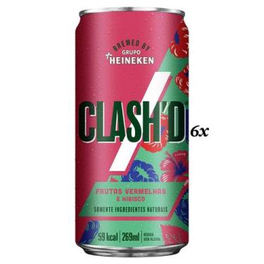 Imagem de Refrigerante Clash'd 269ml - 6 Unidades SABORES - Heineken, 6x Frutas 