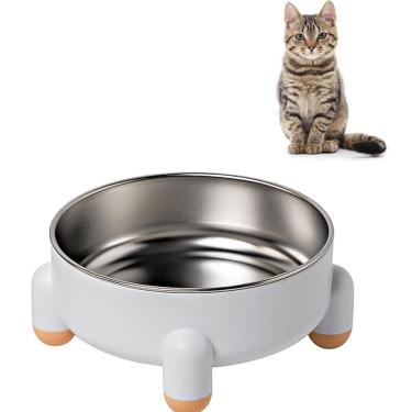 Imagem de Comedouro Elevado Gato Cao Cachorro Tigela Removivel Raçao Animal de Estimaçao Resistente