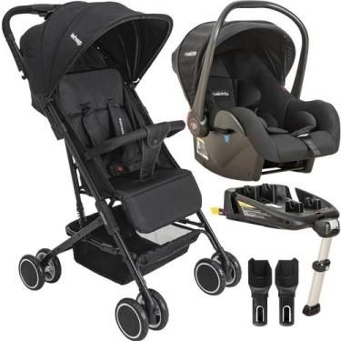 Imagem de Carrinho de Bebe Bebe Conforto Base ISOFIX Kiddo Mascote Preto