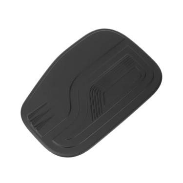 Imagem de Partuto Tampa de porta de tanque de combustível para Ford para Ranger 2023-2025 tampa de aba de enchimento de combustível tipo adesivo preto fosco ABS