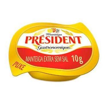 Imagem de Manteiga Francesa Président Extra Sem Sal 96 Blisters De 10g - Preside