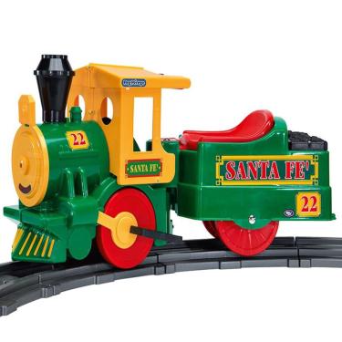 Imagem de Trem Elétrico Infantil Santa Fé Green 6V - Peg Perego