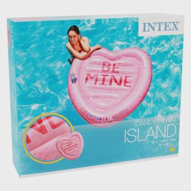 Imagem de Colchão Inflável Coração Doce 1.45m X 1.42m - Intex 58789