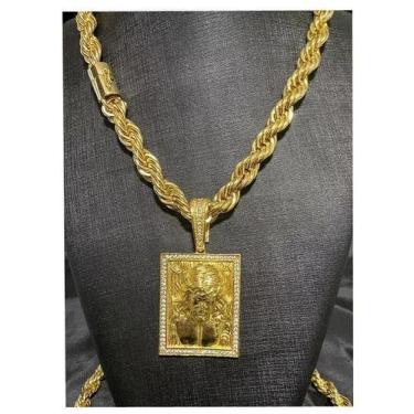 Imagem de Colar Corrente Banhado a Ouro 10 Milésimos 70cm - ToJoia18k