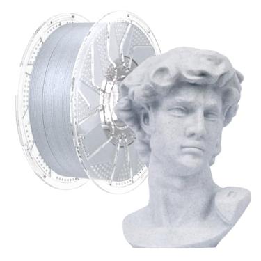 Imagem de Chitu Systems Conjure Filamento de impressora 3D PLA de seda, filamento de duas cores de 1,75 mm, filamento de impressão 3D vermelho e azul 1 kg (Y-Marble PLA-1 kg)