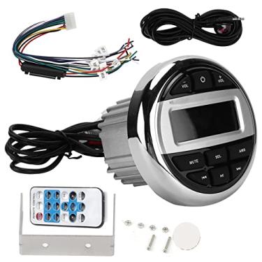 Imagem de Brilluxa Marine MP3 Player, Bluetooth Audio Receiver de alto -falante à prova d'água para banheiro de barco Salão