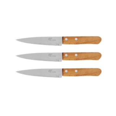 Imagem de ki 03 Faca Peixeira E Cozinha Com Lâmina De Aço Inox E Cabo De Madeira Natural 5"
