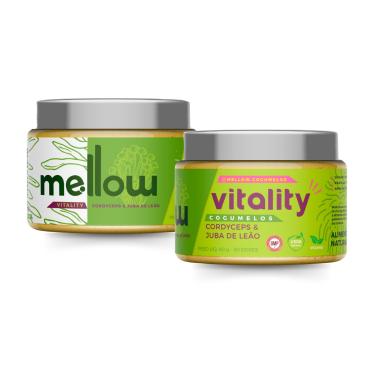 Imagem de Kit de 2 un Cogumelos Po Vitalidade Juba De Leão E Cordyceps