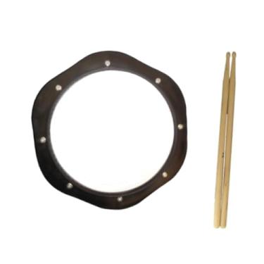 Imagem de Milageto Drum Pad Silent Portable Percussion Instruments Acessórios Treinamento de tambor Robusto com tambores para iniciantes