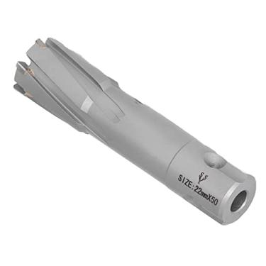 Imagem de Cortador Anular de Metal Duro, Serra de Furo Vazado Métrica de 50 Mm de Profundidade Com Design de Parede Fina para Cortes Eficientes, Adequado para Ferro Fundido, Aço (22mm)