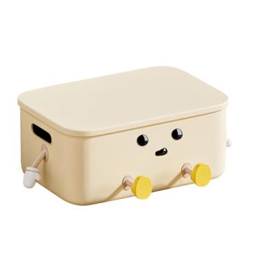 Imagem de Bin de armazenamento, caixas de armazenamento decorativas, Snack e organizador de brinquedos para crianças, Recipiente organizador leve e multifuncional para roupas de roupa de lavar casa de cozinha