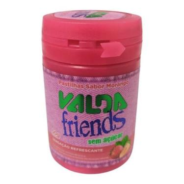 Imagem de Pastilhas Sabor Morango Valda Friends 50g Pote
