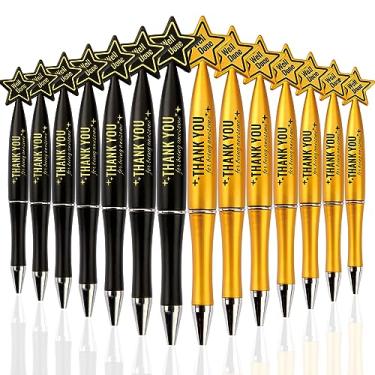 Imagem de 48 canetas esferográficas de agradecimento, presentes de agradecimento, presentes de agradecimento, canetas inspiradoras para colegas de trabalho, presentes de formatura, escola, escritório