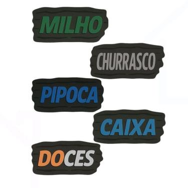 Imagem de Kit 5 Painel Eva Decoração Festa Junina Barraca Milho Pipoca