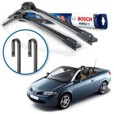 Imagem de Par Palheta Limpador Parabrisa Bosch Renault Mégane Cabrio 2003 2004 2