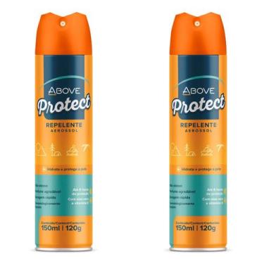 Imagem de Kit 2 Repelente Spray Protect Above Secagem Rápida 150ml