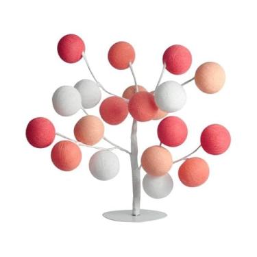 Imagem de Luminária de Mesa Árvore de Luz Salmão Rosé Toulose LED