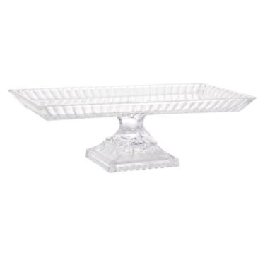 Imagem de WOLFF - Travessa de Cristal com Pé Lys 34cm x 17cm x 11cm