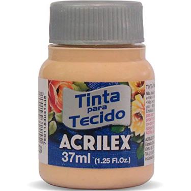 Imagem de Acrilex Fosca Tinta para Tecido, Amarelo (Pele), 12 x 37 ml