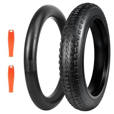 Imagem de BALINGE Pneu de bicicleta elétrica 20x3.0 20 x 3 pneus eBike Fat E-Bike pneus 20 x 3 pneus de bicicleta Heavy Duty alto desempenho resistente ao desgaste E-Bike Mountain Snow 20x3 pneus de bicicleta