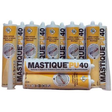 Imagem de Mastique PU 40 Original P/ Junta De Dilatação (kit C/ 12 Tubos) - Mast