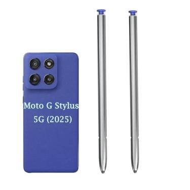Imagem de Pacote com 2 canetas G Stylus 2025 de substituição para Moto G Stylus 2025, compatível com Motorola Moto G Stylus 5G 2025, todas as versões S Pen (azul)