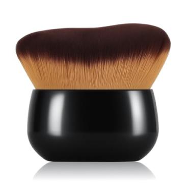 Imagem de Pincel de maquiagem corporal para autobronzeador, maquiagem de pernas e mistura de bronzeador, pincel Kabuki de cabeça larga de 75 mm oferece aplicação mais uniforme e bonita, protetor solar pincel de