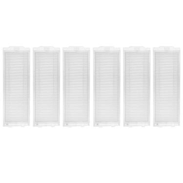 Imagem de HUAYUWA Kit de acessórios para aspirador de pó compatível com Xiao-Mi C101/X20 (não para X20 Max/X20 Pro/X20+), peças de substituição de aspirador de pó robô vassoura (6 filtros HEPA)