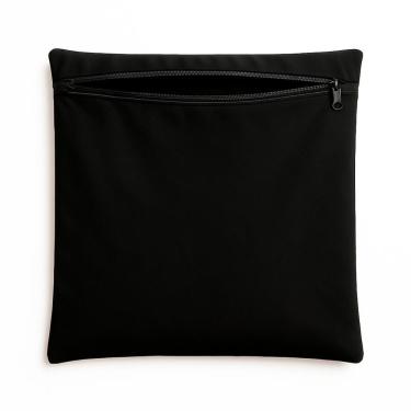 Imagem de Almofada Capa 42cm Suede Macia Decorativa Sala E Escritório Preto