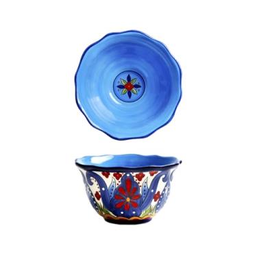 Imagem de Utensílios de mesa de cerâmica delicados em estilo europeu simples, criativos e individuais para uso doméstico - tigela de 15 cm