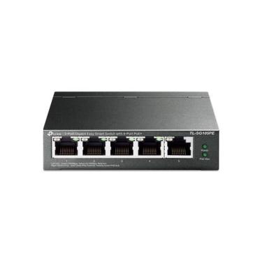 Imagem de Switch Gigabit Easy Smart 10/100/1000 C/ 5 Portas (sendo 4 Poe) Tl-sg1