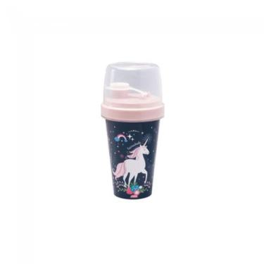 Imagem de Mini shakeira unicornio 320ml - PLASUTIL