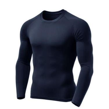 Imagem de Camisa Térmica Segunda Pele Masculina Esportiva Proteção Uv 50fps+ - D