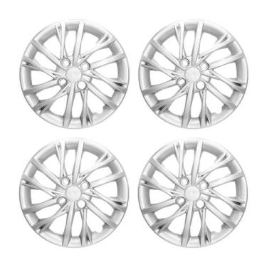 Imagem de Jogo Calota Aro 14 Fiat Pulse 2023 2024 Prata - GFM