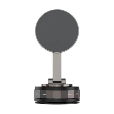 Imagem de Suporte Magnético Para Telemóvel Com Ventosa - Carregador Magnético Com Ventosa Para Automóvel | Suporte Dobrável Giratório 360 Graus Para Tablier Para-Parabrisas Viagens