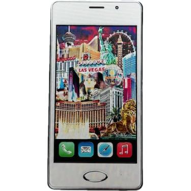 Imagem de Ímãs decorativos de design de celular Las Vegas Strip, icônico horizonte (tira)