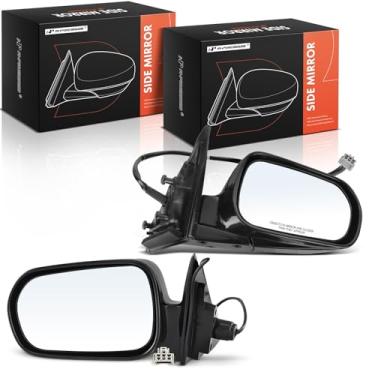 Imagem de A-Premium Par (2) espelhos retrovisores elétricos do lado do motorista e do passageiro - Compatível com Honda Accord 1998 - Não aquecido, não dobrável, espelho retrovisor externo preto