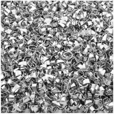 Imagem de Charneira Contra Argola para Bijuterias 8mm x 3mm - LNS, 50 unidades, 