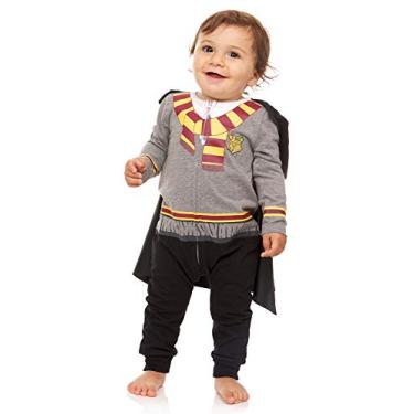Imagem de Macacão infantil Warner Bros. Harry Potter com capa com capuz 12 a 24 meses, Multi, 12 Months