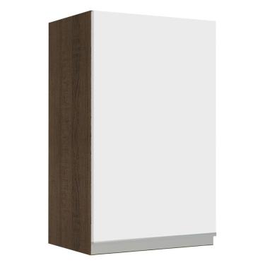 Imagem de Armário Aéreo Madesa Glamy 40 cm 1 Porta - Rustic/Branco