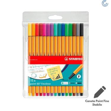 Imagem de Caneta Point Fine 88 C/ 12 Unidades - Stabio - STABILO