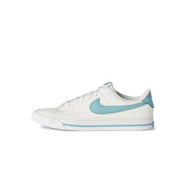 Imagem de Nike Tênis infantil Court Legacy, Sail/Denim Turquesa-Branco, 21
