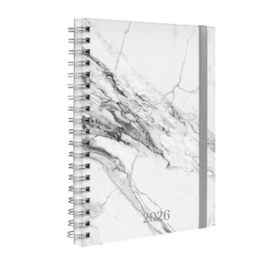 Imagem de Agenda 2026 Planner Semanal Plus Mármore Branco