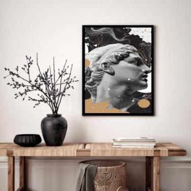 Imagem de Quadro Decorativo Escultura Davi Formas - 70x50cm - Quadros On-line, M