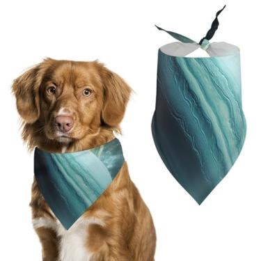 Imagem de Cachecol triângulo de poliéster estampado Urano para animais de estimação - Tamanho único (70 x 30 cm)
