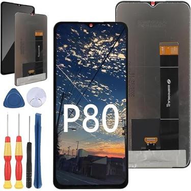 Imagem de Yuxyiony Nova tela de substituição para tela LCD Cubot P80 e acessórios de ferramentas de substituição